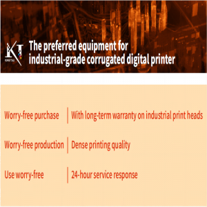 KINGTAU Industrial Corrugated Digital Single-Pass Printer SCB1600 A3-A1 Paper PRINTER MACHINE PINLONG Used Condition Ink Carton